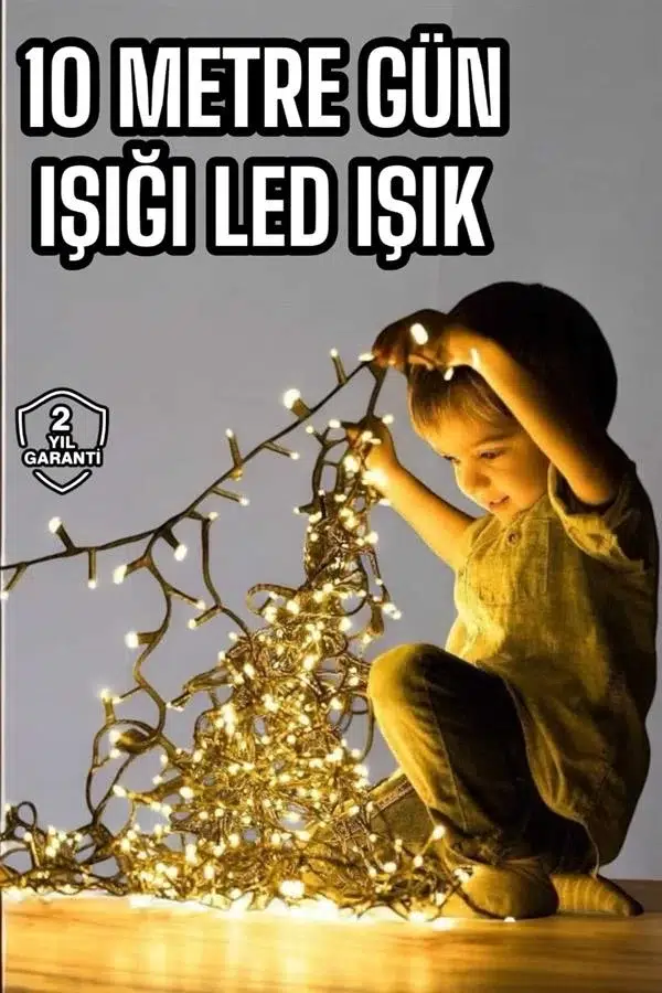 10 Metre Led Işık Saçaklı Dekoratif Şerit Led 10 Metre Led Işık Saçaklı Dekoratif Şerit Led