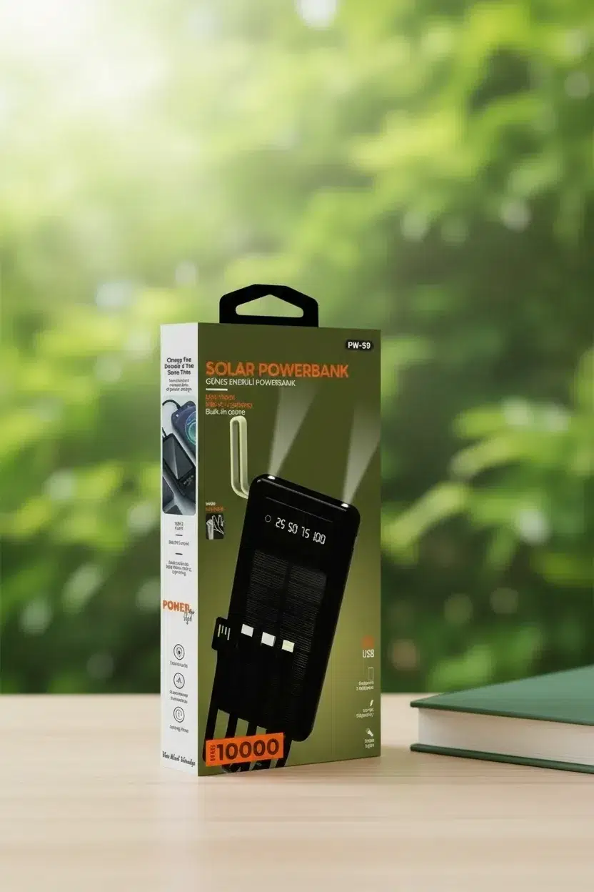 10000mah Güneş Enerjili Taşınabilir Şarj Cihazı - Çift Led Fenerli, Lcd , 2 Usb-c Powerbank 10000mah Güneş Enerjili Taşınabilir Şarj Cihazı - Çift Led Fenerli, Lcd , 2 Usb-c Powerbank