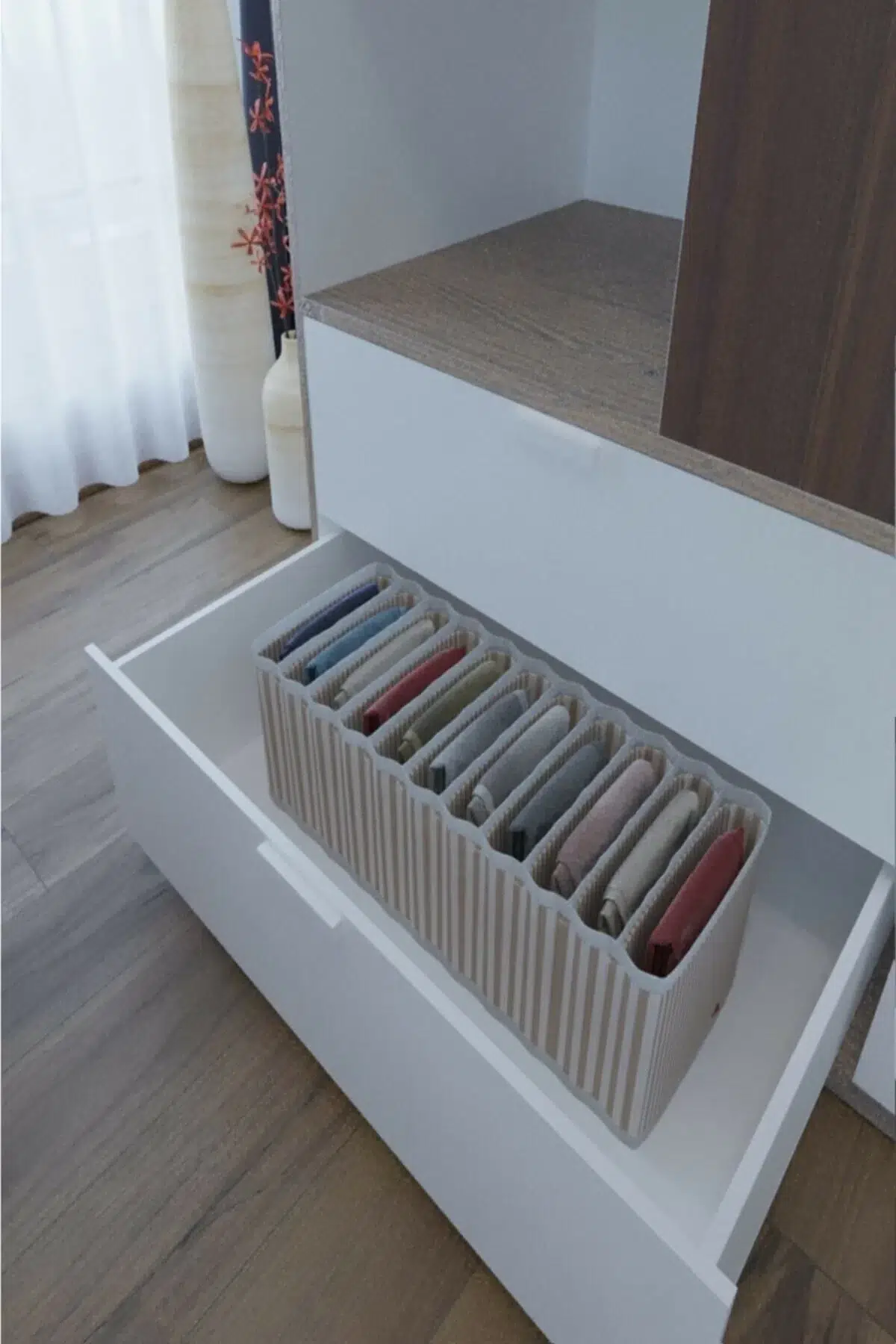 11 Bölmeli Dolap Ve Çekmece Içi Düzenleyici Akordiyon Organizer M-00500 (6 Adet) 11 Bölmeli Dolap Ve Çekmece Içi Düzenleyici Akordiyon Organizer M-00500 (6 Adet)