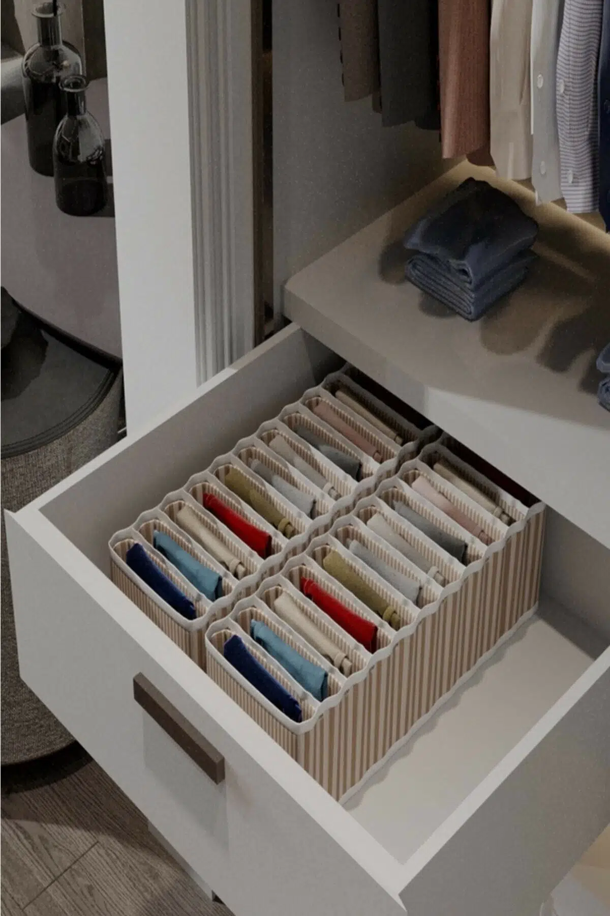 11 Bölmeli Dolap Ve Çekmece Içi Düzenleyici Akordiyon Organizer M-00500 (6 Adet) 11 Bölmeli Dolap Ve Çekmece Içi Düzenleyici Akordiyon Organizer M-00500 (6 Adet)