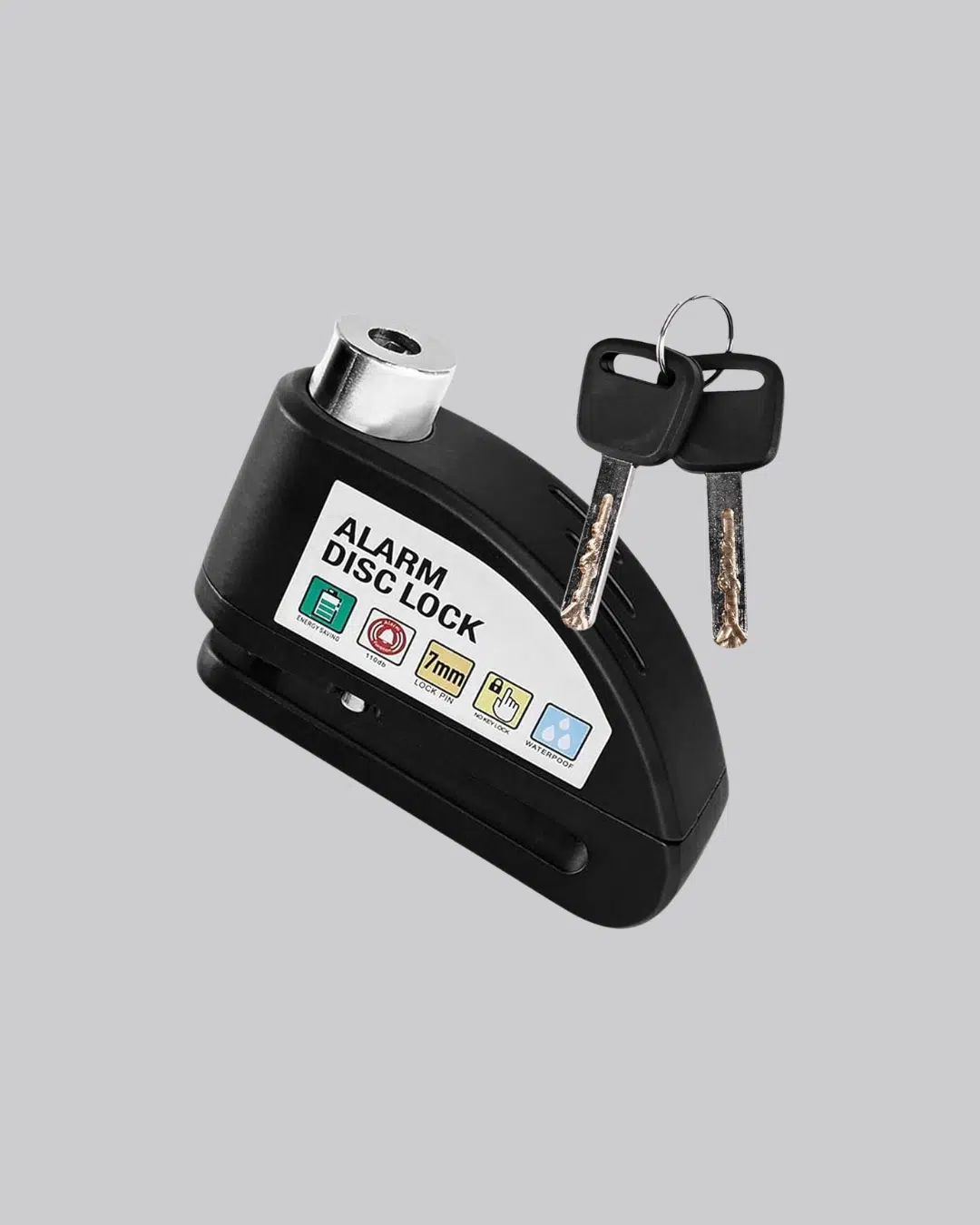 110 Db Alarmlı Disk Fren Kilidi Su Geçirmez Çelik Motosiklet Güvenlik Kilidi 110 Db Alarmlı Disk Fren Kilidi Su Geçirmez Çelik Motosiklet Güvenlik Kilidi