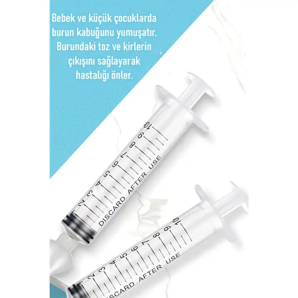 2`li Bebek Burun Temizleme Şırıngası 2`li Bebek Burun Temizleme Şırıngası