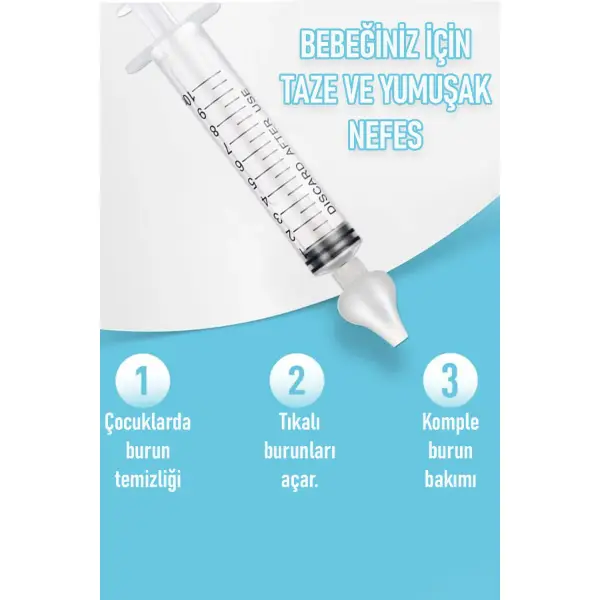 2`li Bebek Burun Temizleme Şırıngası 2`li Bebek Burun Temizleme Şırıngası