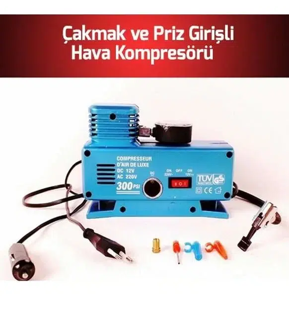 220 Volt-12 Volt 250 Psi Geniş Uygulama Yelpazesi Kompresör Lastik Hava Şişirme Oto Pompası 220 Volt-12 Volt 250 Psi Geniş Uygulama Yelpazesi Kompresör Lastik Hava Şişirme Oto Pompası