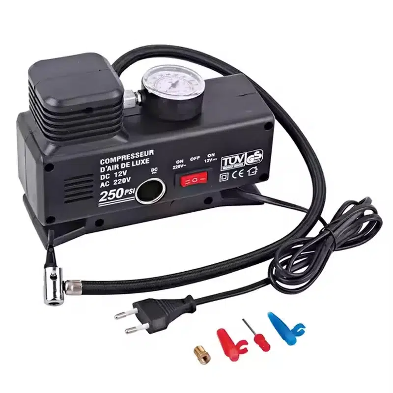 220 Volt-12 Volt 250 Psi Psi Kompresör Lastik Hava Şişirme Oto Pompası Fişli Çakmaklıklı 220 Volt-12 Volt 250 Psi Psi Kompresör Lastik Hava Şişirme Oto Pompası Fişli Çakmaklıklı