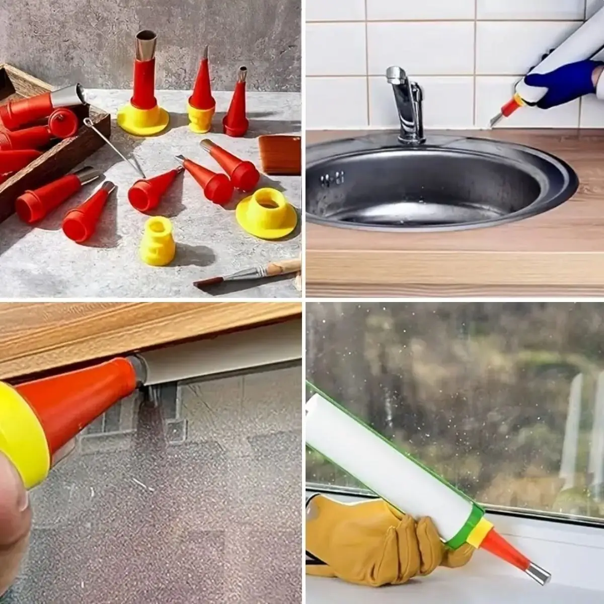 Zhltools 30 Parça Silikon Kalafat Mastik Alet Seti Mastik Ucu Zhltools 30 Parça Silikon Kalafat Mastik Alet Seti Mastik Ucu