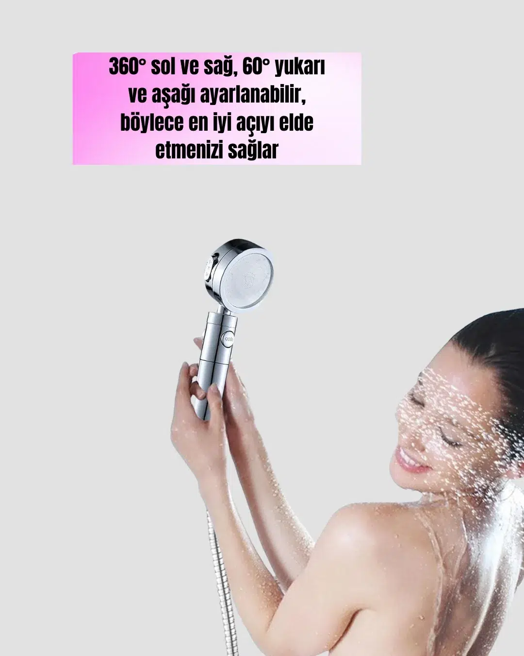 360° Ayarlanabilir Çok Fonksiyonlu Duş Başlığı 360° Ayarlanabilir Çok Fonksiyonlu Duş Başlığı