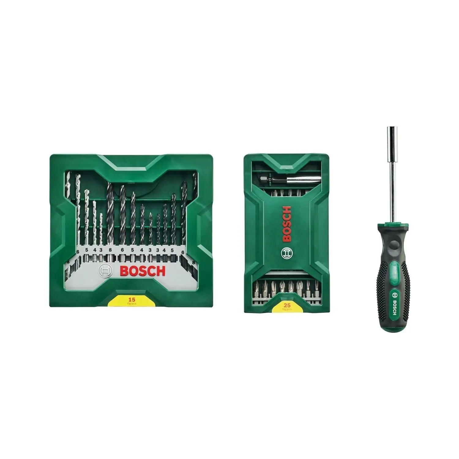 Bosch X-Line 15 Parça Delme 25 Parça Vidalama Ucu Seti + Tornavida Bosch X-Line 15 Parça Delme 25 Parça Vidalama Ucu Seti + Tornavida
