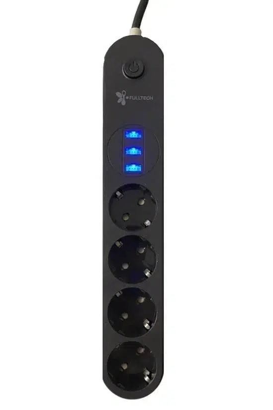 4lü Siyah Anahtarlı 3 Usb Li Akım Korumalı Topraklı Çocuk Korumalı Grup Priz 2 Metre 4lü Siyah Anahtarlı 3 Usb Li Akım Korumalı Topraklı Çocuk Korumalı Grup Priz 2 Metre