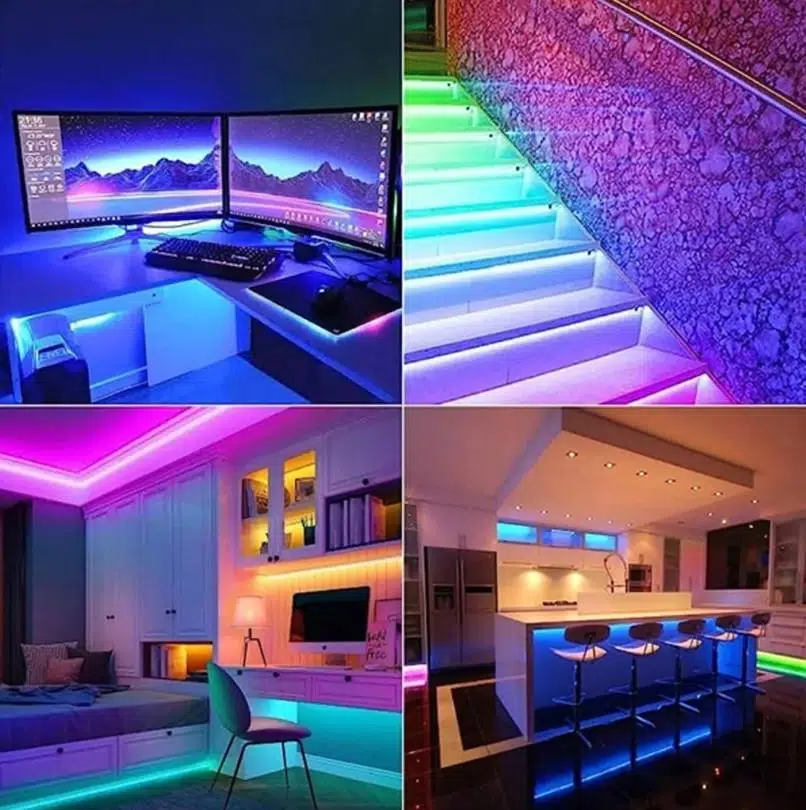 Zhltools Kumandalı 5 Metre Tek Çipli Rgb Şerit Led Zhltools Kumandalı 5 Metre Tek Çipli Rgb Şerit Led