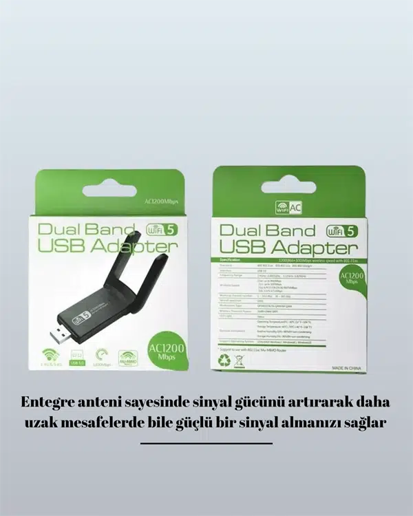 Ac1200 Usb Wifi Adaptör Ac1200 Usb Wifi Adaptör
