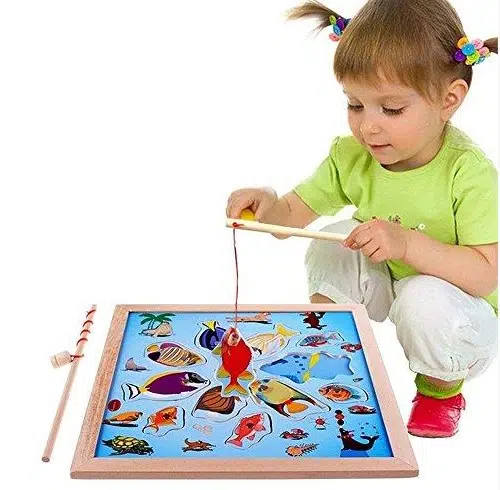 Ahşap Mıknatıslı Balık Yakalama Oyun Seti Ahşap Mıknatıslı Balık Yakalama Oyun Seti