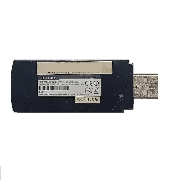 Airties AIR 2411 Kablosuz Wireless Usb Modem Kullanılmış Airties AIR 2411 Kablosuz Wireless Usb Modem Kullanılmış