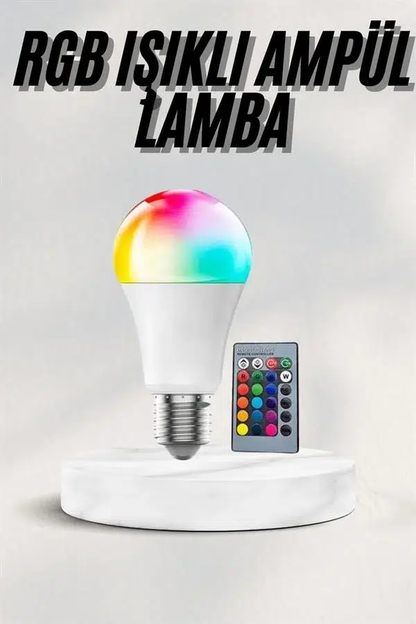 Akıllı Rgb Led Ampul Led Uzaktan Kumandalı Renk Değiştiren Ampul Akıllı Rgb Led Ampul Led Uzaktan Kumandalı Renk Değiştiren Ampul