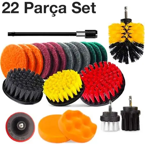 Zhltools Çok Amaçlı Ev Banyo ve Araç Matkap Ucu Temizlik Seti 22 Parça Zhltools Çok Amaçlı Ev Banyo ve Araç Matkap Ucu Temizlik Seti 22 Parça