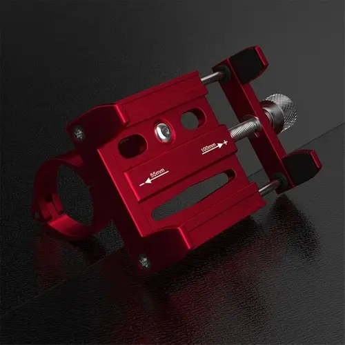 Zhltools KR01 Bisiklet Motorsiklet Gidon Telefon Tutucu, Metal Vidalı Kırmızı Zhltools KR01 Bisiklet Motorsiklet Gidon Telefon Tutucu, Metal Vidalı Kırmızı