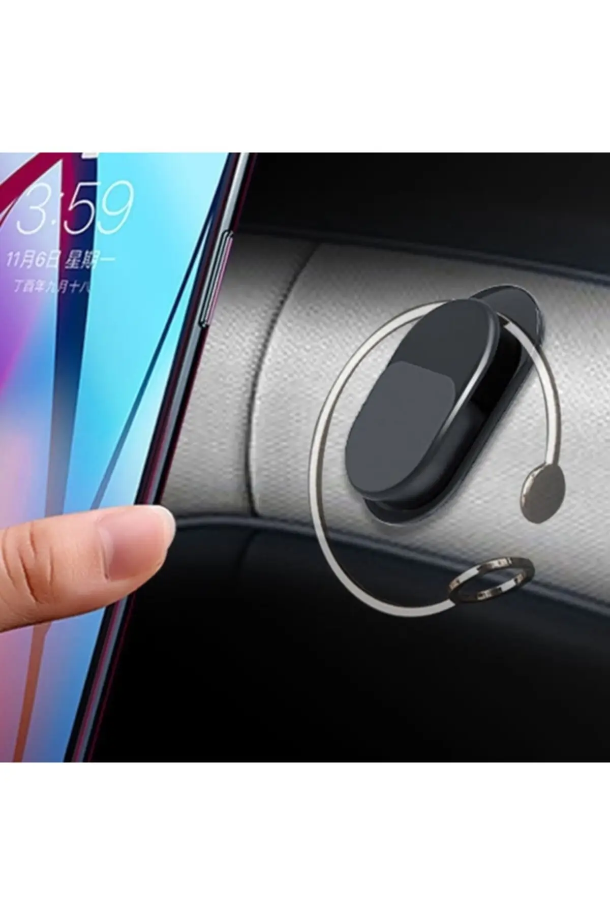 Ally Mıknatıslı Suction Hook 3 Parça Araç ev Kablo Tutucu Toparlayıcı - Siyah Ally Mıknatıslı Suction Hook 3 Parça Araç ev Kablo Tutucu Toparlayıcı - Siyah