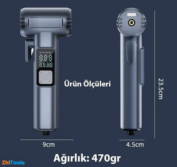 Zhltools ST-5530 Dijital Şarjlı Araç Lastik Hava Şişirme Pompası Power bank Penere Kırıcı Zhltools ST-5530 Dijital Şarjlı Araç Lastik Hava Şişirme Pompası Power bank Penere Kırıcı