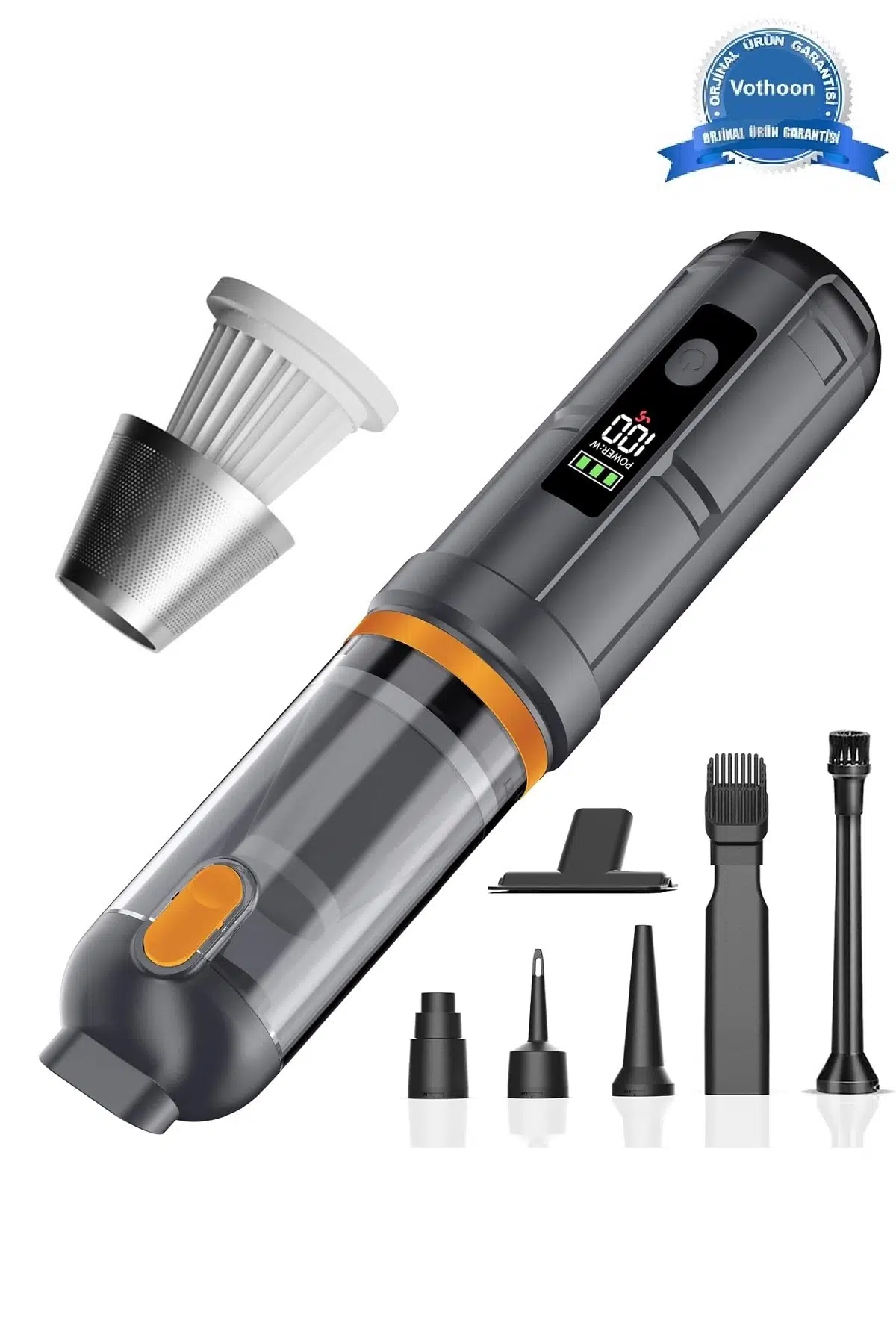 Araç Süpürgesi Şarjlı 120w 20.000pa Göstergeli Yeni Nesil Metal Filtre Extra Vakum Ve Üfleme Araç Süpürgesi Şarjlı 120w 20.000pa Göstergeli Yeni Nesil Metal Filtre Extra Vakum Ve Üfleme