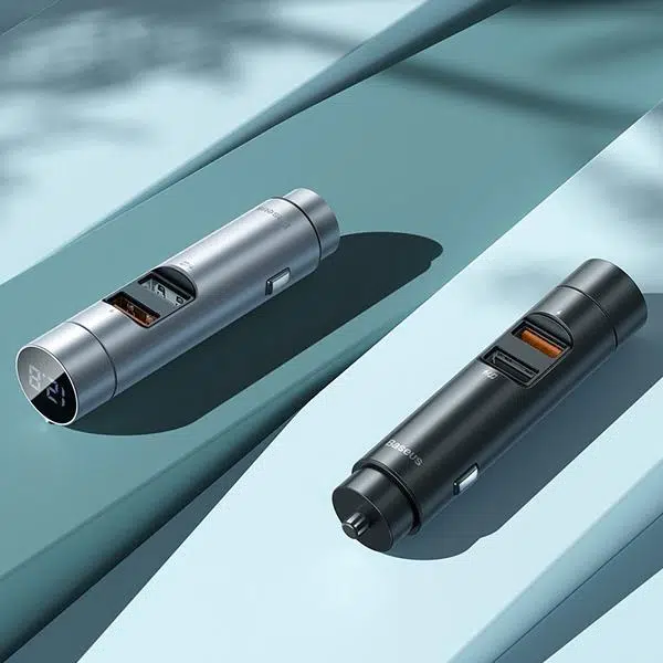 Baseus 18W Hızlı Şarj Column Bluetooth 5.0 Araç MP3 Dual Usb Araç Şarjı Siyah Baseus 18W Hızlı Şarj Column Bluetooth 5.0 Araç MP3 Dual Usb Araç Şarjı Siyah