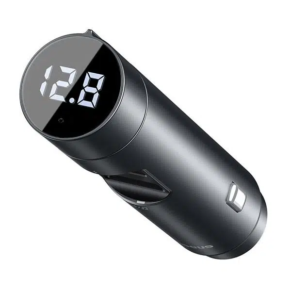 Baseus 18W Hızlı Şarj Column Bluetooth 5.0 Araç MP3 Dual Usb Araç Şarjı Siyah Baseus 18W Hızlı Şarj Column Bluetooth 5.0 Araç MP3 Dual Usb Araç Şarjı Siyah