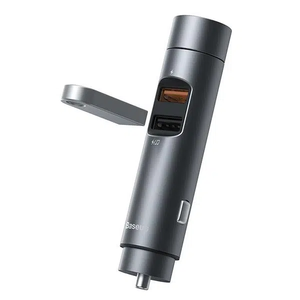 Baseus 18W Hızlı Şarj Column Bluetooth 5.0 Araç MP3 Dual Usb Araç Şarjı Siyah Baseus 18W Hızlı Şarj Column Bluetooth 5.0 Araç MP3 Dual Usb Araç Şarjı Siyah