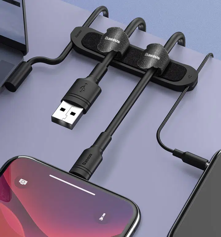 Baseus Cable Fixer Kit Kablo Organizatör Tutucu Ve Ayrıştıcı Baseus Cable Fixer Kit Kablo Organizatör Tutucu Ve Ayrıştıcı