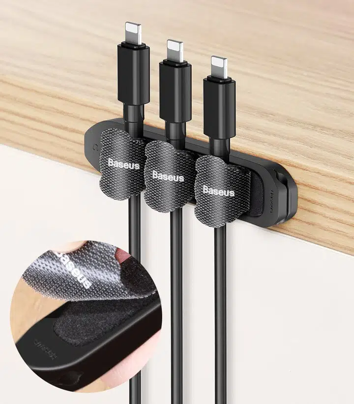 Baseus Cable Fixer Kit Kablo Organizatör Tutucu Ve Ayrıştıcı Baseus Cable Fixer Kit Kablo Organizatör Tutucu Ve Ayrıştıcı