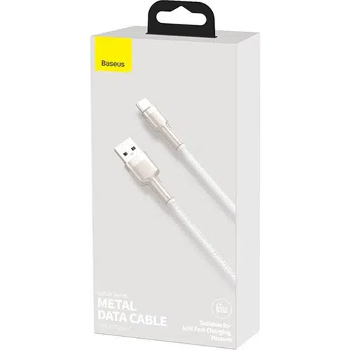Baseus Cafule 66W Metal USB To Type-C Hızlı Şarj Kablosu 200CM Baseus Cafule 66W Metal USB To Type-C Hızlı Şarj Kablosu 200CM