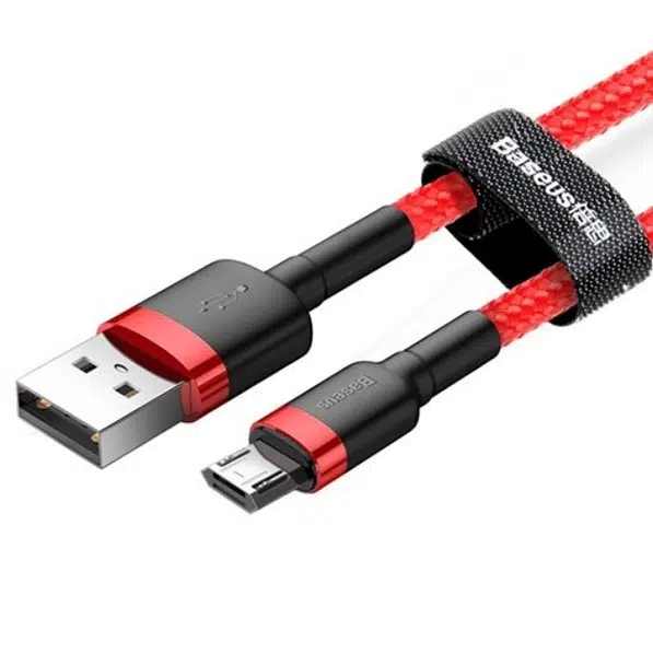 BASEUS CAFULE MİCRO USB 1METRE 2.4A HIZLI ŞARJ HALAT USB KABLO