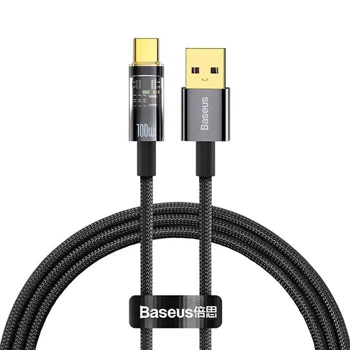Baseus Explorer Series Auto Power 100W USB to Type-C Ultra Hızlı Şarj ve Data Kablosu 1M