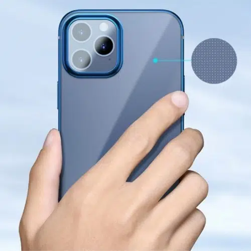 Baseus Glitter iPhone 12 Pro Max Şeffaf Lüx Kılıf Soft Tpu Kılıf Mavi Baseus Glitter iPhone 12 Pro Max Şeffaf Lüx Kılıf Soft Tpu Kılıf Mavi
