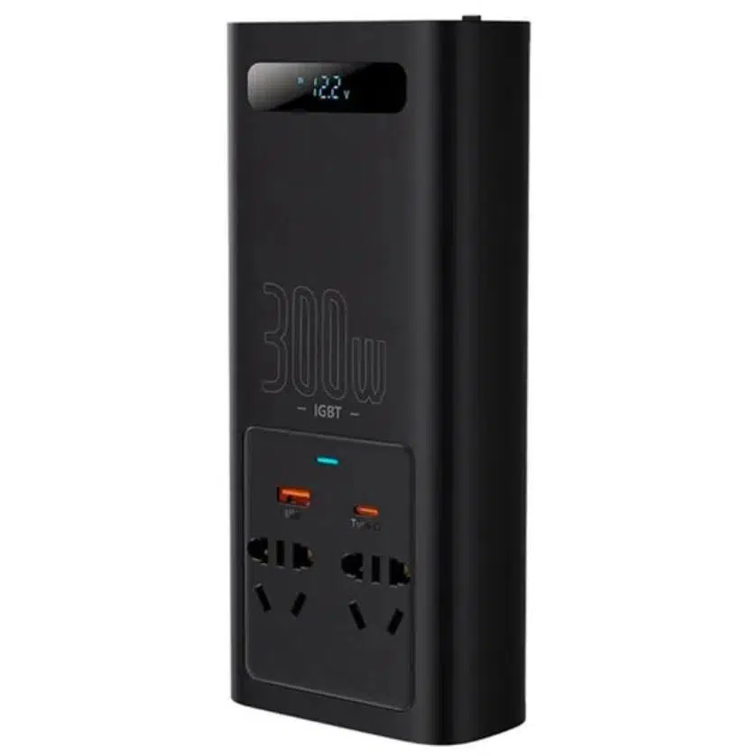 Baseus IGBT Power Inverter 300W AC 220V Araç İçi Çakmak Çevirici Elektrik Dönüştürücü Baseus IGBT Power Inverter 300W AC 220V Araç İçi Çakmak Çevirici Elektrik Dönüştürücü