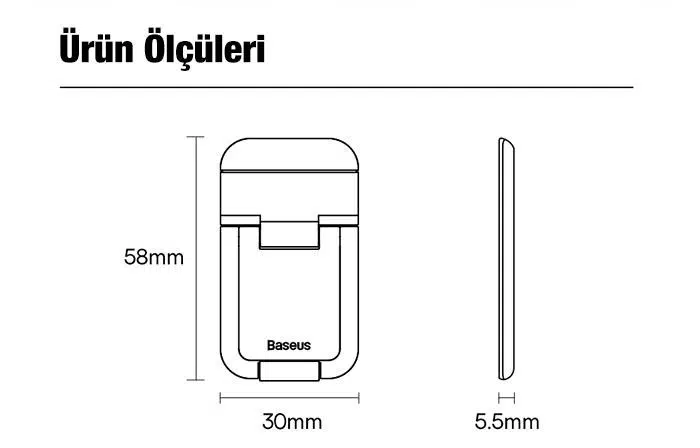 Baseus Katlanabilir Portatif Macbook Dizüstü Bilgisayar Laptop Stand Ayağı Siyah Baseus Katlanabilir Portatif Macbook Dizüstü Bilgisayar Laptop Stand Ayağı Siyah