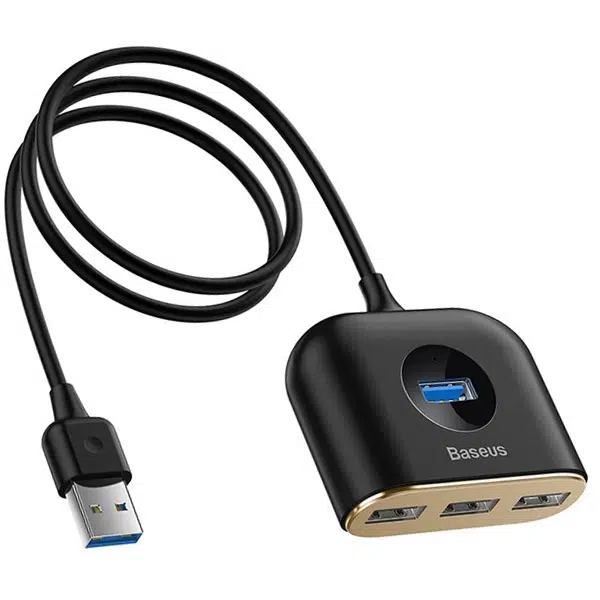 Baseus Square round 4in1 USB HUB Adaptör Baseus Square round 4in1 USB HUB Adaptör