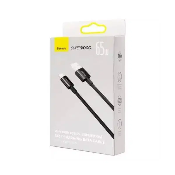 Baseus Superior Series 65W USB to Type-C Hızlı Data Şarj Kablosu 1m (SUPERVOOC) Baseus Superior Series 65W USB to Type-C Hızlı Data Şarj Kablosu 1m (SUPERVOOC)
