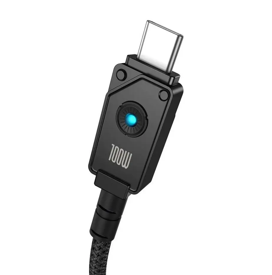 Baseus Unbreakable 100W 200 cm PD Type-C Şarj Kablosu Siyah Baseus Unbreakable 100W 200 cm PD Type-C Şarj Kablosu Siyah