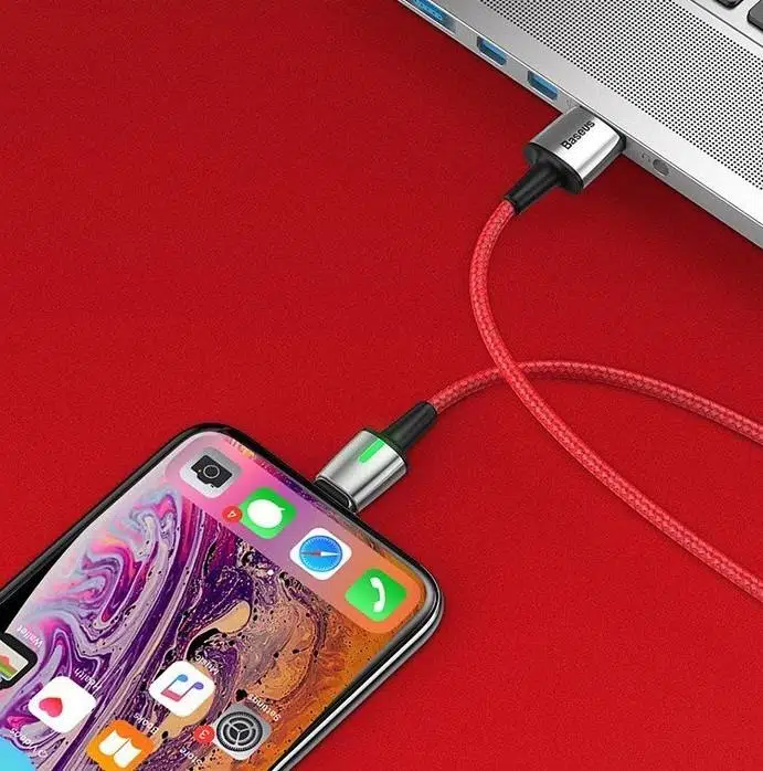 Baseus Zinc Magnetic Mikro Usb Kablo Şarj 100 Cm 2A Mikro Usb Başlık Red Baseus Zinc Magnetic Mikro Usb Kablo Şarj 100 Cm 2A Mikro Usb Başlık Red