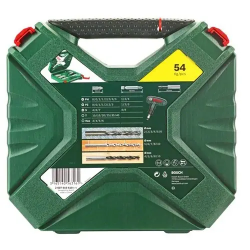 Bosch 2 607 010 610 X-Line Seri 54 Parça Delme ve Vidalama Seti Bosch 2 607 010 610 X-Line Seri 54 Parça Delme ve Vidalama Seti