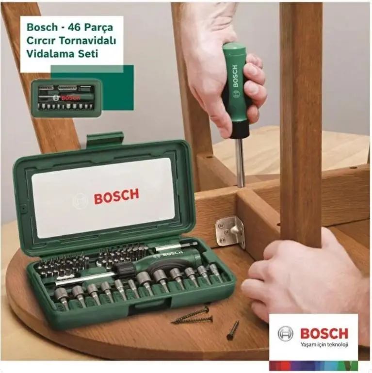 Bosch Akıllı Tornavida Seti 46 Parça Bosch Akıllı Tornavida Seti 46 Parça