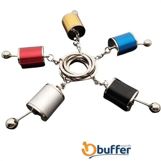 BUFFER® Hareketli Araba Vites Anahtarlık Altı Hız Manuel Vites Dişli Shifter Topuzu Metal Anahtarlık BUFFER® Hareketli Araba Vites Anahtarlık Altı Hız Manuel Vites Dişli Shifter Topuzu Metal Anahtarlık