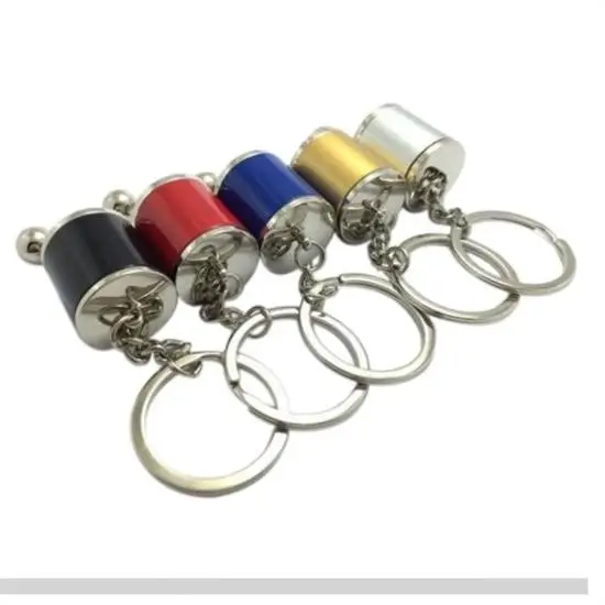 BUFFER® Hareketli Araba Vites Anahtarlık Altı Hız Manuel Vites Dişli Shifter Topuzu Metal Anahtarlık BUFFER® Hareketli Araba Vites Anahtarlık Altı Hız Manuel Vites Dişli Shifter Topuzu Metal Anahtarlık