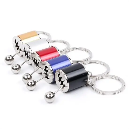 BUFFER® Hareketli Araba Vites Anahtarlık Altı Hız Manuel Vites Dişli Shifter Topuzu Metal Anahtarlık BUFFER® Hareketli Araba Vites Anahtarlık Altı Hız Manuel Vites Dişli Shifter Topuzu Metal Anahtarlık