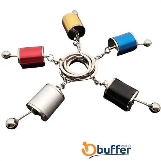 BUFFER® Hareketli Araba Vites Anahtarlık Altı Hız Manuel Vites Dişli Shifter Topuzu Metal Anahtarlık BUFFER® Hareketli Araba Vites Anahtarlık Altı Hız Manuel Vites Dişli Shifter Topuzu Metal Anahtarlık