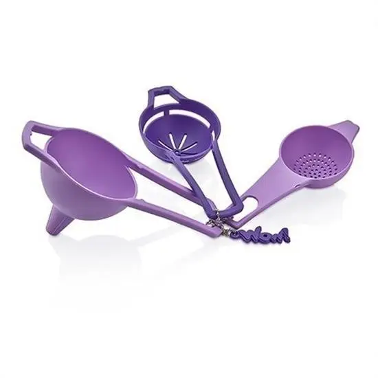BUFFER® Pratik Yumurta Süzgeci Mini Süzgeç Huni Seti Hepsi Bir Arada BUFFER® Pratik Yumurta Süzgeci Mini Süzgeç Huni Seti Hepsi Bir Arada