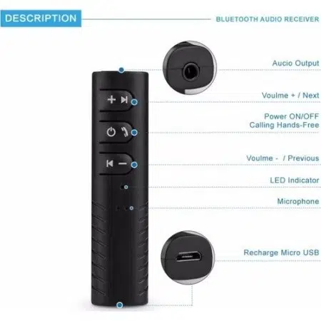 Car Bluetooth Music Driver Araç Aux Hands-free Mp3 Bağlantı Kiti Car Bluetooth Music Driver Araç Aux Hands-free Mp3 Bağlantı Kiti