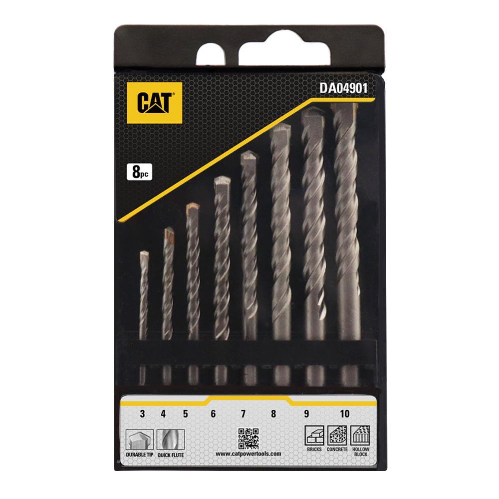 CAT DA04901 8 Parça Tungsten Karbür Beton Matkap Uç Seti CAT DA04901 8 Parça Tungsten Karbür Beton Matkap Uç Seti