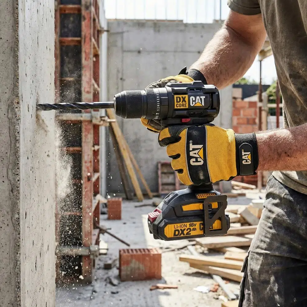 CAT DX1010.1 18Volt 2.0Ah Li-ion Çift Akülü Kömürsüz Profesyonel Şarjlı Darbeli Matkap + 20 Parça Delme Vidalama Uç Seti CAT DX1010.1 18Volt 2.0Ah Li-ion Çift Akülü Kömürsüz Profesyonel Şarjlı Darbeli Matkap + 20 Parça Delme Vidalama Uç Seti
