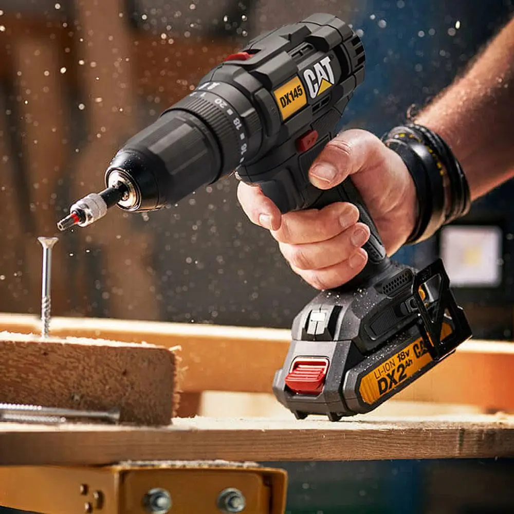 CAT DX145.1 18Volt/2.0Ah Li-ion Çift Akülü Profesyonel Şarjlı Matkap CAT DX145.1 18Volt/2.0Ah Li-ion Çift Akülü Profesyonel Şarjlı Matkap