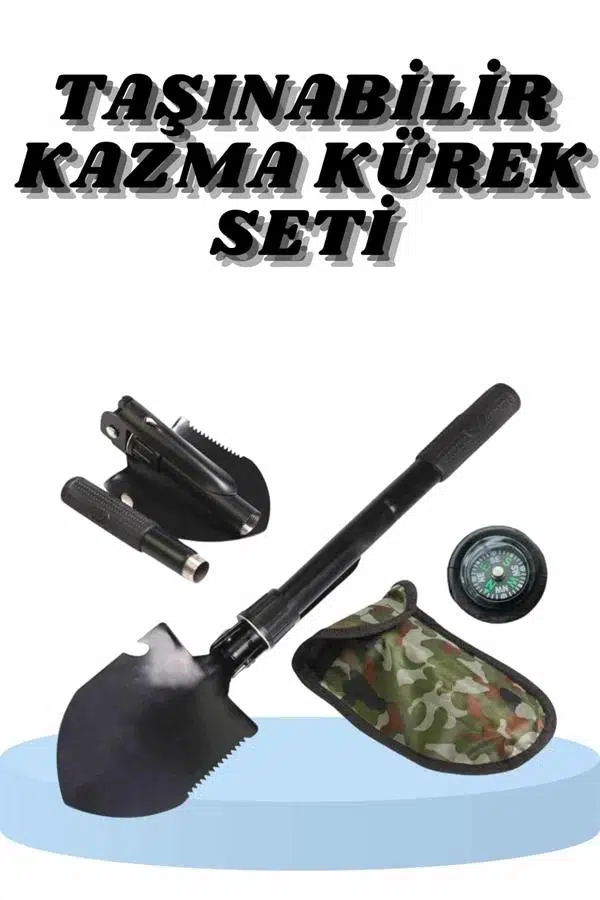 Çelik Katlanır Fonksiyonel Kamp Kazma Kürek Ve Kesme Aleti Seti Küçük Kazma Kürek Seti Çelik Katlanır Fonksiyonel Kamp Kazma Kürek Ve Kesme Aleti Seti Küçük Kazma Kürek Seti